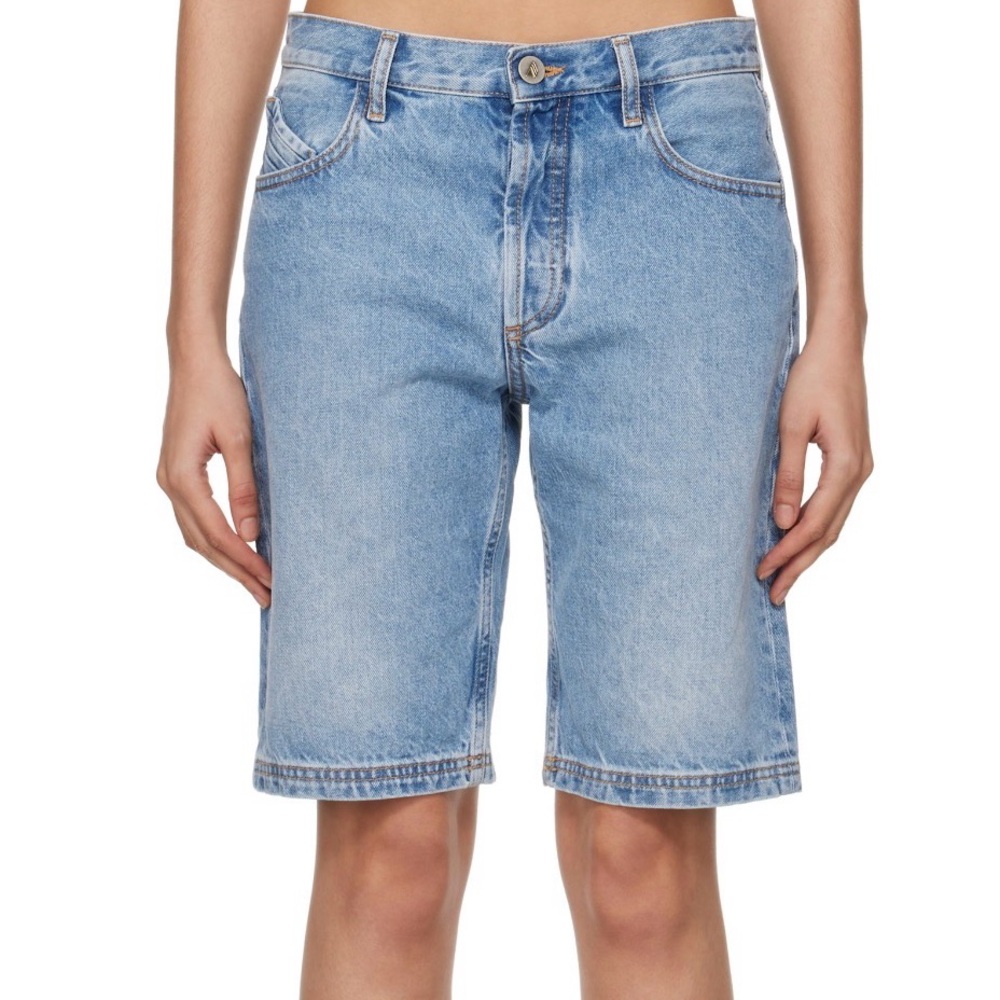 The Attico Light Blue Women's Bermudas